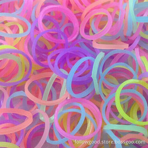 Colorful Silicone Rubber Loom Bands
